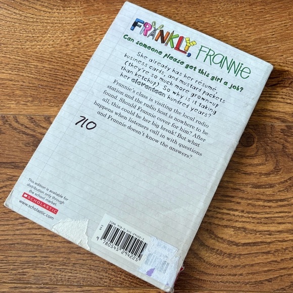 Frankly, Frannie by: AJ Stern paperback book - Picture 3 of 3